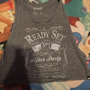 Grey muscle tank top neff brand